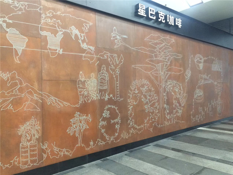 灵寿耐候钢幕墙